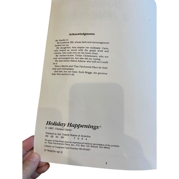 That Patchwork Place Holiday Happenings Quilt Pattern Book by Christal Carter - Picture 3 of 12